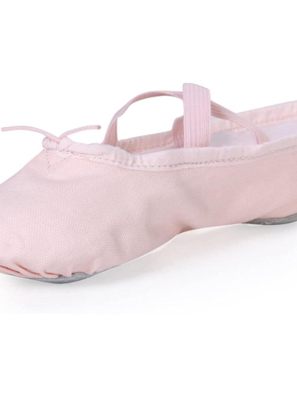 Canvas Ballet Shoes for Girls Split Sole Drawstring Dance Slippers | Lightweight